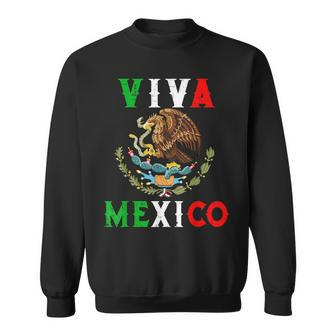 Mexican Independence Day Mexico Eagle Mexico Viva Mexico Sweatshirt | Mazezy
