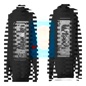 Mexican Lottery Bingo Spanish Father Dad Gifts El Catrin Sweatshirt | Mazezy