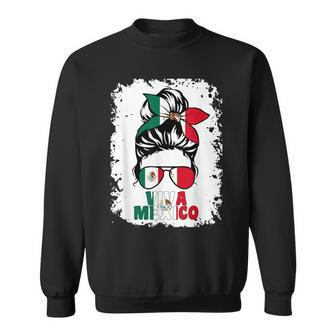 Mexican Viva Mexico Independence Day Mexican Flag Pride Sweatshirt | Mazezy