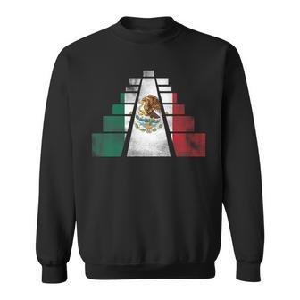 Mexican Ziggurats Mexico Pyramids - Chicano Pride Sweatshirt | Mazezy