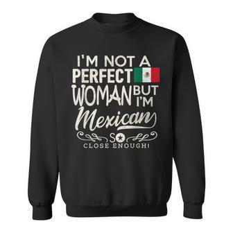 Mexico Flag Woman Mexican Pride Souvenir Funny Sweatshirt | Mazezy