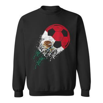 Mexico Soccer Mexican Flag Pride Soccer Player Sweatshirt | Mazezy
