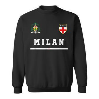 Milan SportSoccer Jersey Flag Football Italy Sweatshirt | Mazezy