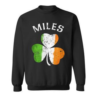 Miles Name Gift - Lucky Irish Pride Sweatshirt | Mazezy