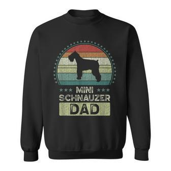 Mini Schnauzer Dad Fathers Day Miniature Schnauzer Daddy Sweatshirt - Seseable