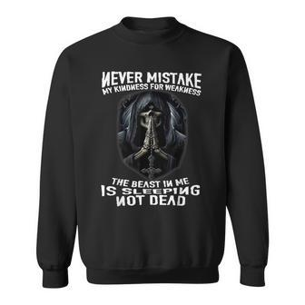 Never Mistake My Kindness For Weakness Apparel Basic Vintage Sweatshirt - Seseable