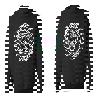 Mitchell Surname Last Name Scottish Clan Crest Funny Last Name Designs Funny Gifts Sweatshirt | Mazezy