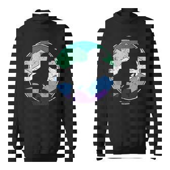 Mlm Dinosaur Gay Pride Funny Mlm Gay Male Flag Dinosaurs Sweatshirt | Mazezy