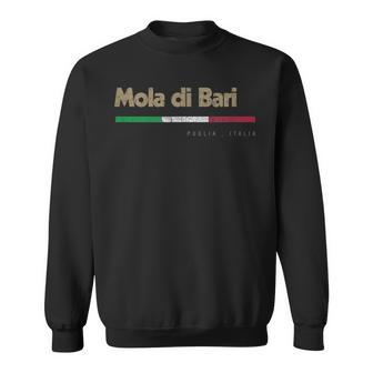Mola Di Bari Italian City Retro Flag Italy Sweatshirt - Seseable