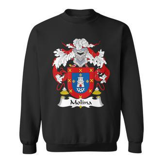 Molina Coat Of Arms Family Crest Sweatshirt | Mazezy