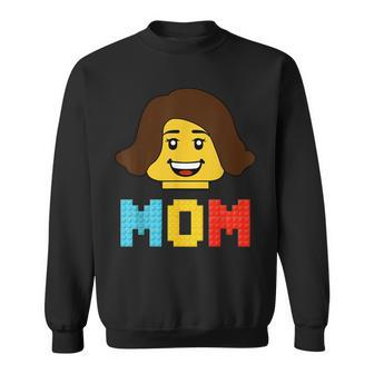 Mom Master Builder Building Bricks Blocks Matching Family Sweatshirt | Mazezy