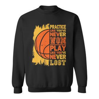 Motivational Basketball Quote Basketball Player Sweatshirt | Mazezy