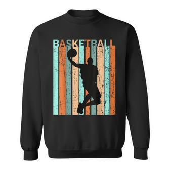 Motivational Basketball Retro Distressed Vintage Birthday Sweatshirt | Mazezy