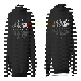 Motorcycle Evolution Vintage Shadow Biker Motorcyclist Sweatshirt | Mazezy