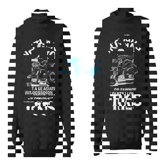 Motorcycle Trike Trikers Not A Gang Three Wheeler Sweatshirt | Mazezy