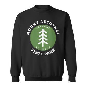 Mount Ascutney State Park Vermont Vt Forest Tree Badge Sweatshirt | Mazezy