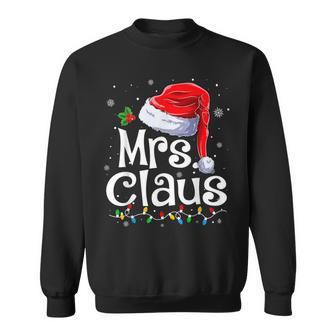 Mr And Mrs Claus Couples Matching Christmas Pajamas Santa Sweatshirt | Mazezy DE