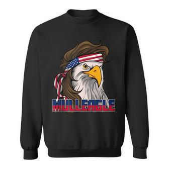 Mulleagle Eagle With A Mullet - Funny Redneck Mullet Pride Sweatshirt | Mazezy