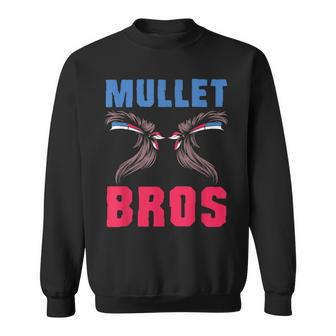 Mullet Bros - Mullet Pride Funny Redneck Mullet Sweatshirt | Mazezy