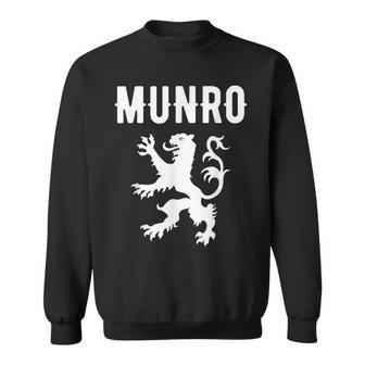 Munro Clan Scottish Family Name Scotland Heraldry Sweatshirt | Mazezy