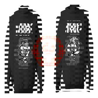 Munro Clan Scottish Name Coat Of Arms Tartan Sweatshirt | Mazezy