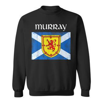Murray Scottish Clan Name Gift Scotland Flag Festival Murray Funny Gifts Sweatshirt | Mazezy