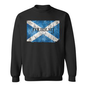 Murray Scottish Clan Name Scotland Flag Murray Funny Gifts Sweatshirt | Mazezy