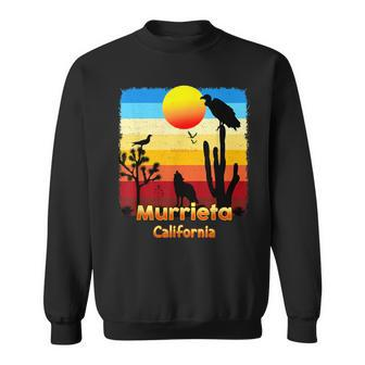Murrieta California Coyote Sunset Ca Desert Sweatshirt | Mazezy