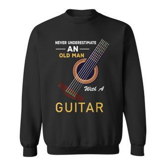 Music Band Owner Quote Guitarist Never Underestimate An Old Sweatshirt | Mazezy