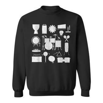 Musical Instruments Young Band Percussion Lovers Sweatshirt | Mazezy