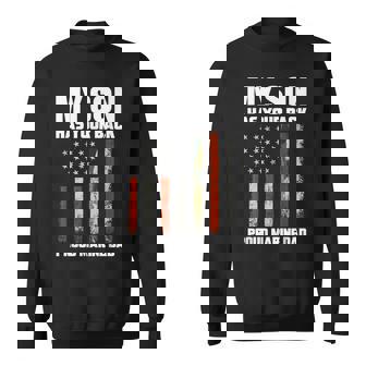 My Son Has Your Backmarinedad Camouflage Sweatshirt | Mazezy