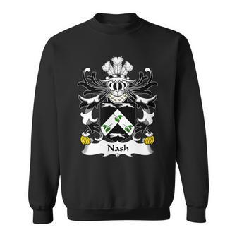 Nash Coat Of Arms Family Crest Sweatshirt | Mazezy