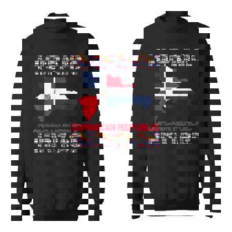 National Hispanic Heritage Month Dominican Republic Flag Sweatshirt - Seseable