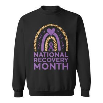 National Recovery Month Warrior Addiction Recovery Awareness Sweatshirt - Seseable