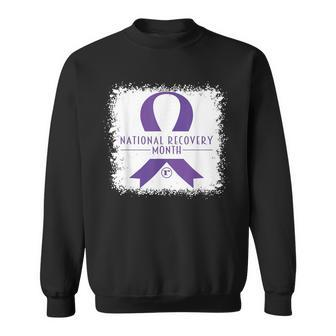 National Recovery Month Warrior Addiction Recovery Awareness Sweatshirt - Monsterry AU