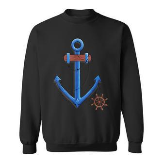 Nautical Anchor Tattoo Sweatshirt | Mazezy