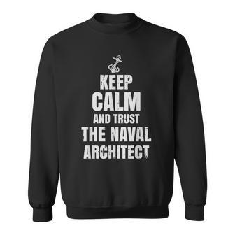 Naval Architecture Trust The Naval Architect Sweatshirt | Mazezy