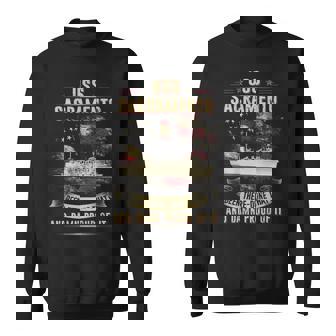 Navy Uss Sacramento Aoe1 Sweatshirt | Mazezy