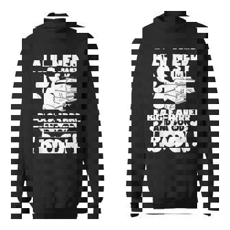 All I Need Is My Beagle-Harrier And A Good Book Sweatshirt | Mazezy