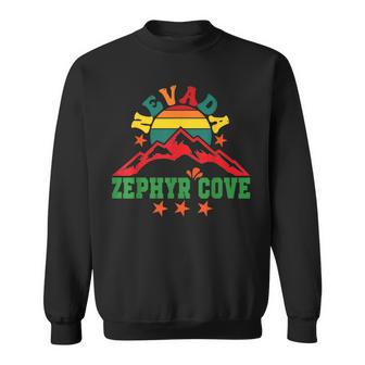 Nevada Vacation Zephyr Cove Nevada Mountain Hiking Souvenir Sweatshirt | Mazezy CA