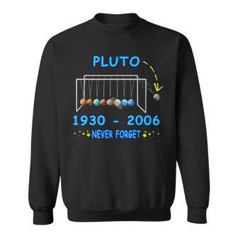 Never Forget Pluto Funny Planet Pluto Sweatshirt - Monsterry UK