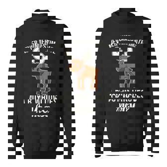 Never Underestimate A Boy Who Loves Moose Sweatshirt | Seseable UK