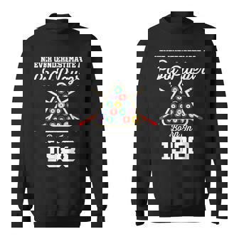 Never Underestimate A Pool Player Born In 1988 35Th Birthday Sweatshirt | Mazezy