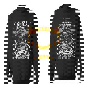 Never Underestimate An Old Man Who Smokes Cigars Old Man Funny Gifts Sweatshirt | Mazezy