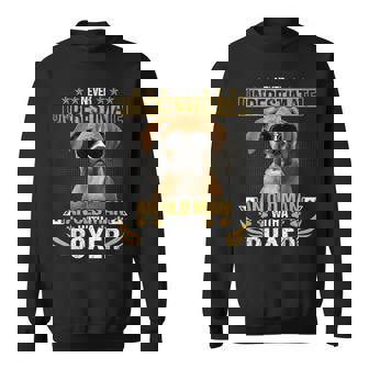 Never Underestimate An Old Man With Picture A Boxer Dog Sweatshirt - Seseable