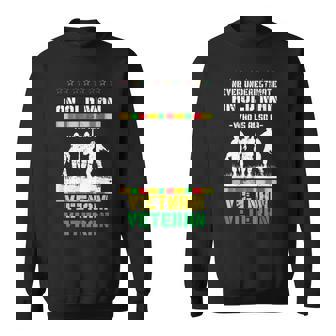 Never Underestimate An Old Men Who Is Also A Vietnam Veteran Veteran Funny Gifts Sweatshirt | Mazezy