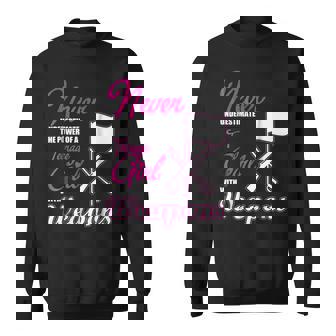 Never Underestimate The Power Of A Nage Girl Sweatshirt | Mazezy