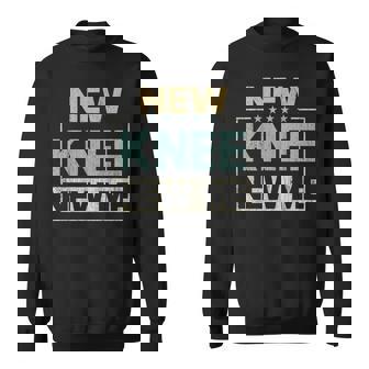 New Knee New Me Knee Replacement Surgery Recovery Sweatshirt | Mazezy