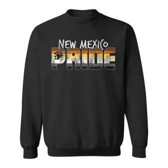 New Mexico Pride Gay Bear Flag Sweatshirt | Mazezy