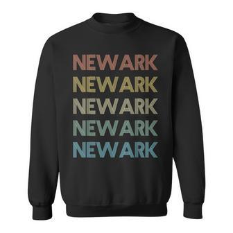 Newark Delaware Pride Vintage State De Retro 70S Sweatshirt | Mazezy